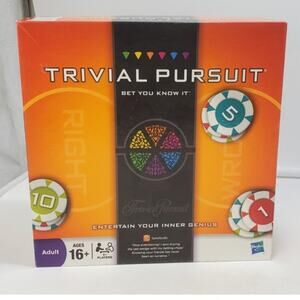 Trivial Pursuit Bet You Know It High Stakes Board Game 2009 **100% COMPLETE**